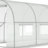 New Hållbart 10m² hobbyväxthus med UV-4-filter & ventilationsfönster för optimal växttillväxt Växthus
