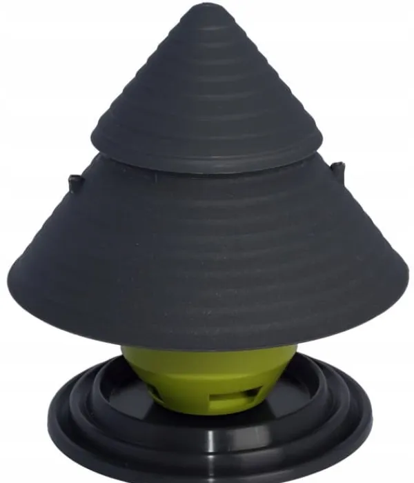 Hängande fågelmatare 19,5 cm | Pistage + antracit