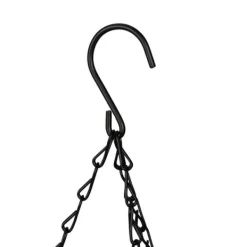 Hängande korgset, 50x31 cm, Svart, Natur Trädgårdskorgar