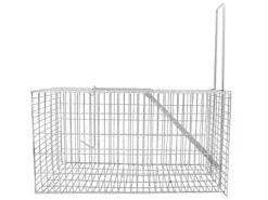 Clearance HOME It® XL rottefælde 31×17×16 cm galvaniseret Skadedjursfällor