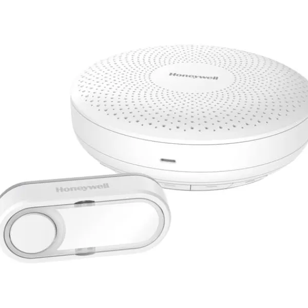 Best Honeywell DCR311S Trådlös gong Komplett set med namnskylt Rök- & Koloxiddetektorer