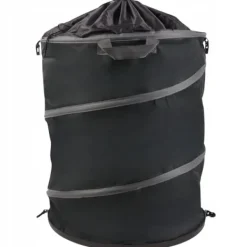 Hopfällbar behållare för löv, gräs och trädgårdsavfall, stor förstärkt, 80 liter