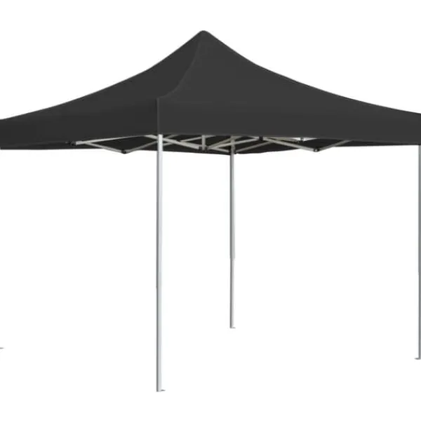 Hot Hopfällbart partytält i aluminium 2x2 m | Färg: Antracit | Storlek: 2x2 m Tält & Lusthus