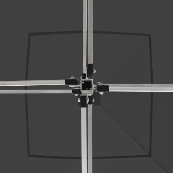 Hot Hopfällbart partytält i aluminium 2x2 m | Färg: Antracit | Storlek: 2x2 m Tält & Lusthus