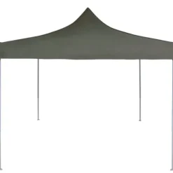 Best Hopfällbart partytält 2x2 m - UV- och vattenresistent | Färg: Antracit | Storlek: 2x2 m Tält & Lusthus