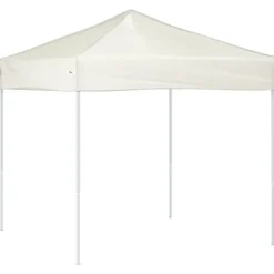 Hopfällbart partytält 2x2 m - Vattentålig och UV-skyddande | Färg: Gräddvit | Storlek: 2x2 m Tält & Lusthus