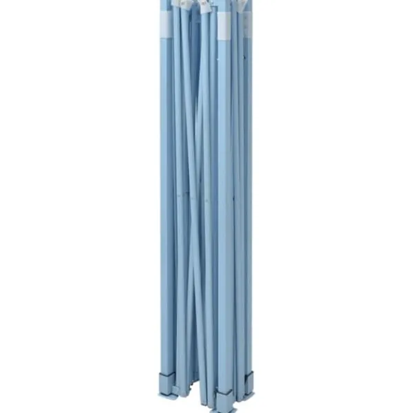 Hopfällbart tält med 3 väggar - Utomhustält för bröllop och fester | Färg: Antracit | Storlek: 431x291x315 cm