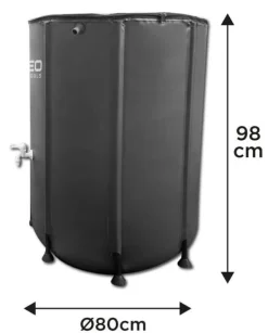 Hot HOPPVÄNDBAR REGNVATTENTANK, 500 L, PVC - T N15-952 Regntunnor