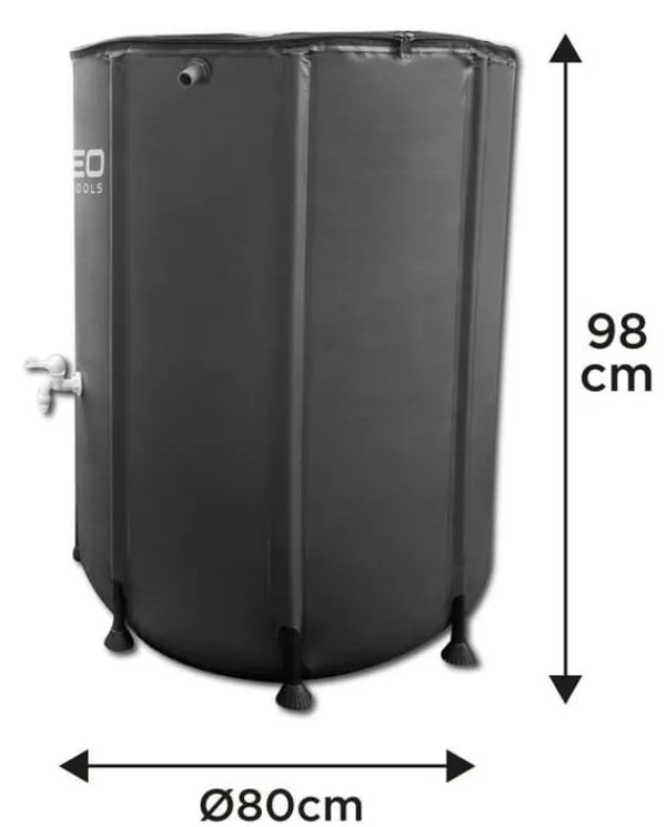 Hot HOPPVÄNDBAR REGNVATTENTANK, 500 L, PVC - T N15-952 Regntunnor