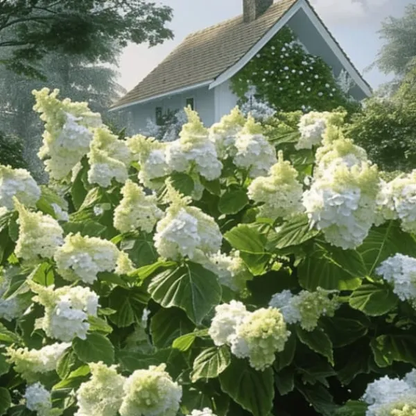 Hortensia - Set om 2 - Hydrangea 'Ice Crystal' - Höjd 25-40cm - ⌀19cm Buskar