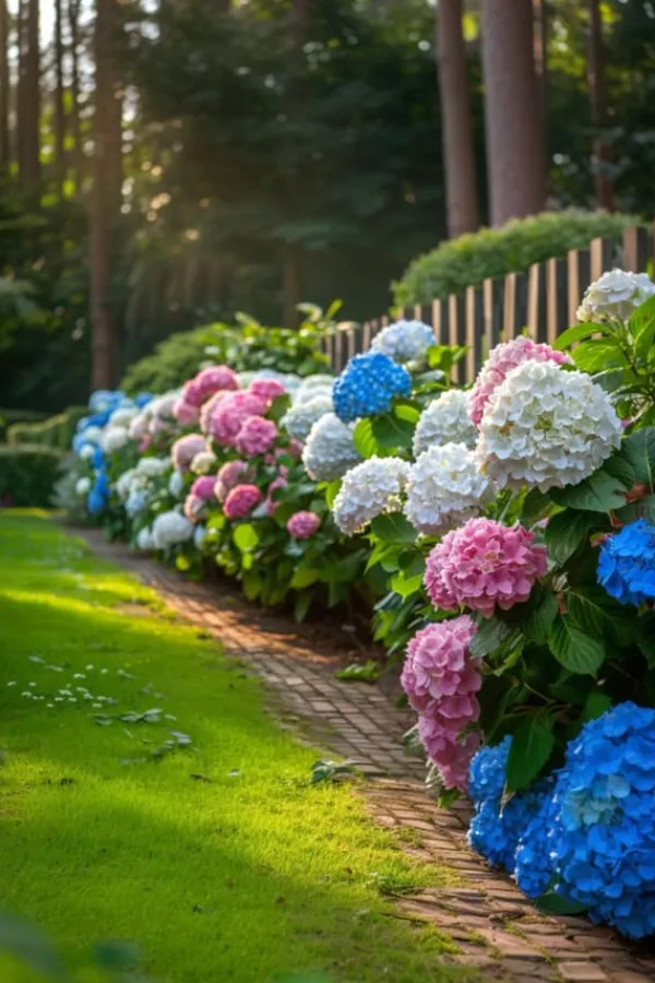 Clearance Hortensia - Set om 6 - Hydrangea macrophylla - Höjd 25-40cm - ⌀9cm Blommor