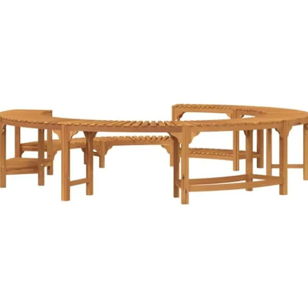 Hot Tub Omgivning av Massivt Akaciaträ | Diameter: Ø275 cm | Färg: Brun