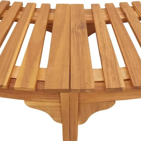 Hot Tub Omgivning av Massivt Akaciaträ | Diameter: Ø275 cm | Färg: Brun