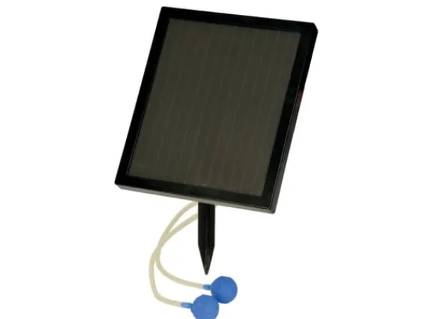 Hozelock 3537, Luftpumpe, Grå, Metall, Solar, 0,9 W, 7 V