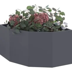 vidaXL Hörnställning Antracit 60 x 60 x 35 cm Stål