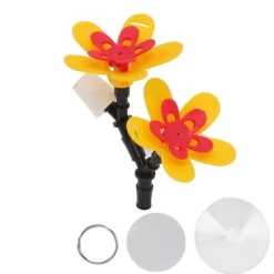 Hummingbird Feeder Kit - Dubbel blomma, hängande flaska för gör-det-själv, återvinningsblomma, för trädgårdens innergård