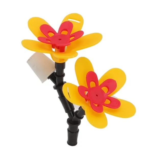 Hummingbird Feeder Kit - Dubbel blomma, hängande flaska för gör-det-själv, återvinningsblomma, för trädgårdens innergård