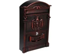 Hot Hushållsbrevlåda Pw-550Al 256X87x410 Ant Mässing Postlådor & Brevlådor