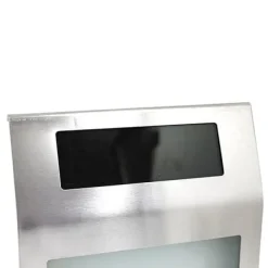 Husnummerlampa med solenergi belysning och rostfritt stålhölje