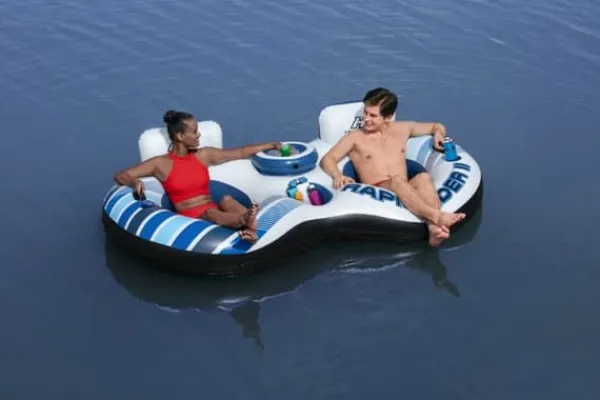 Hydro-Force Rapid Rider II Dubbel badring 251 x 132 cm Pool- & Spatillbehör
