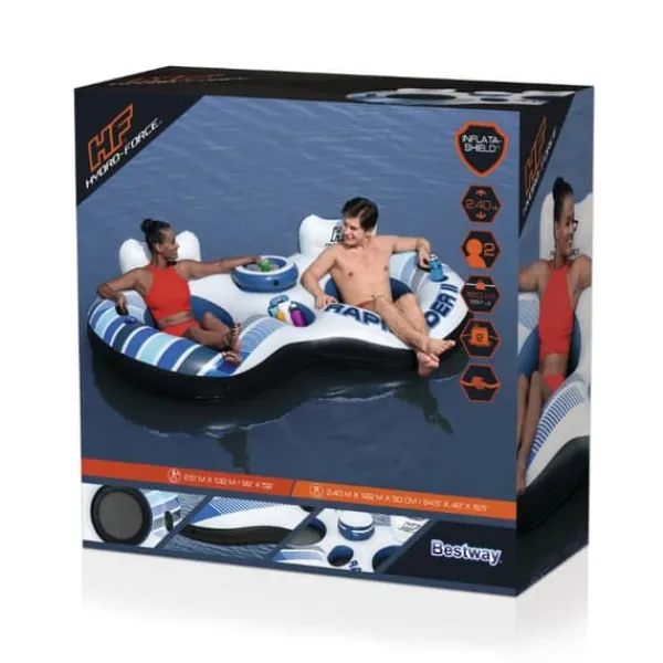 Hydro-Force Rapid Rider II Dubbel badring 251 x 132 cm Pool- & Spatillbehör