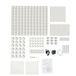 Sale Hydroponisk Odling Kit, 3-lagers System, 108 Planteringspunkter,VIT Kit För Växt- & Örtplantering