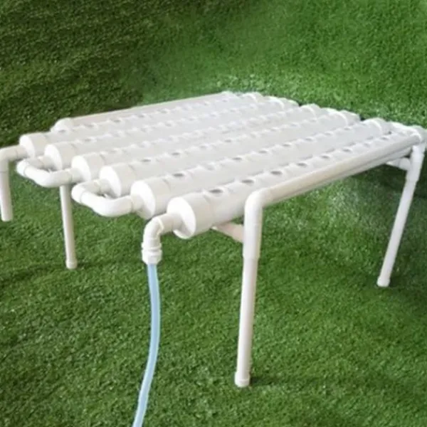 Hot Hydroponiskt odlingskit - 1-lagersystem - 54 hål - PVC-U - Håldiameter 3,2 cm - 4/6 rör - Lila Kit För Växt- & Örtplantering