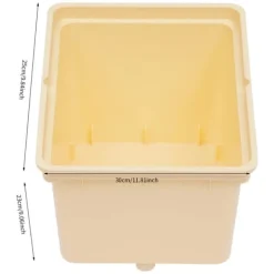 Hydroponiskt odlingssystem - 4-hinks droppbevattningskit inomhus - Varje hink 11 L - Pump 220–240 V/50 Hz - 4 W - 300 L/h - PP-plast
