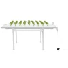 Hot Hydroponiskt odlingssystem - NFT rörkit - 1 Lager - 36 Planteringshål - 4 Rör - PVC-U - Rör Ø6,3 cm - Hålavstånd 8 cm - Vit Kit För Växt- & Örtplantering