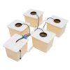 Sale Hydroponiskt odlingssystem - KP182 - 5 hinkar - 11 L kapacitet - Inomhus droppbevattning - Komplett kit - Gul och vit Kit För Växt- & Örtplantering