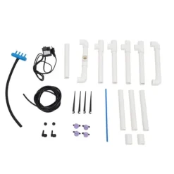 Sale Hydroponiskt odlingssystem - KP182 - 5 hinkar - 11 L kapacitet - Inomhus droppbevattning - Komplett kit - Gul och vit Kit För Växt- & Örtplantering