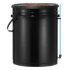 Discount Hydroponiskt odlingssystem, Deep Water Culture 4 hinkar 30x30x38 cm, svart, PP-material Kit För Växt- & Örtplantering