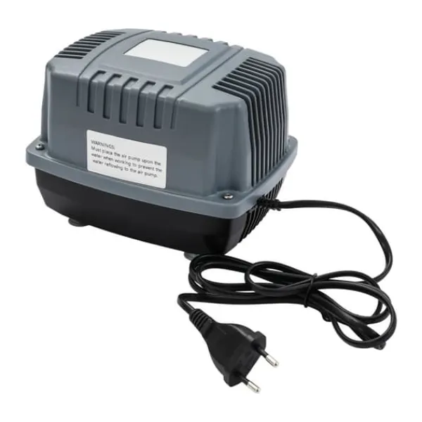 Hydroponiskt odlingssystem - kit - 7 delar - 20 l odlingshinkar - jordlös odling - med luftpump - svart