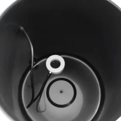 Hydroponiskt odlingssystem - kit - 7 delar - 20 l odlingshinkar - jordlös odling - med luftpump - svart