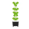 Hydroponiskt odlingssystem, vertikal design, 50 planteringshål,VIT