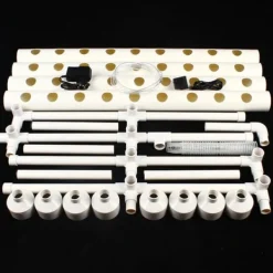 Online Hydroponiskt odlingssystem - Inomhus odlingskit - 36 odlingsplatser - 2 nivåer - För örter och grönsaker - Vit Kit För Växt- & Örtplantering