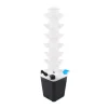 New Hydroponiskt odlingstorn - Vertikalt planteringssystem - 7 nivåer, 35 plantor - Inomhusodlingskit - EU-kontakt - Vit Kit För Växt- & Örtplantering