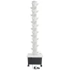 New Hydroponiskt system, vertikal design, vattenpump ingår,VIT, Stor Kit För Växt- & Örtplantering