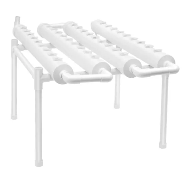 Clearance Hydroponiskt växtkit, 36 växtplatser, enkel inomhusinstallation,Vit Kit För Växt- & Örtplantering