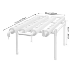 Clearance Hydroponiskt växtkit, 36 växtplatser, vertikal planterare,VIT Kit För Växt- & Örtplantering