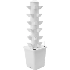 Hydroponiskt växtsystem, 30 planteringshål, inomhusbruk,VIT