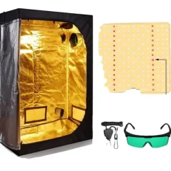 New Hydroponiskt växtsystem, Fullspektrum LED-lampor, Kompletta växttältkit,240x120x200cm kit, Paket E Kit För Växt- & Örtplantering