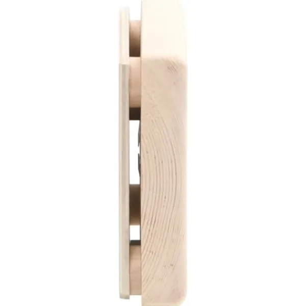 2-i-1 Bastutermometer & hygrometer med sandur i massiv furu | Färg: Naturlig | Storlek: 15 min