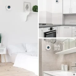 Discount 2-i-1 brand- och kolmonoxiddetektor för hemmet – LCD-skärm och ljudlarm, batteridriven med hög känslighet Rök- & Koloxiddetektorer