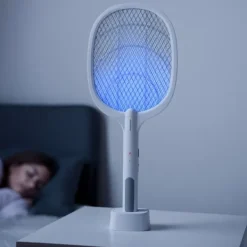 Sale 2-i-1 Uppladdningsbart Insektsdödande Racket med UV-ljus Elecfly InnovaGoods Flugsmällor