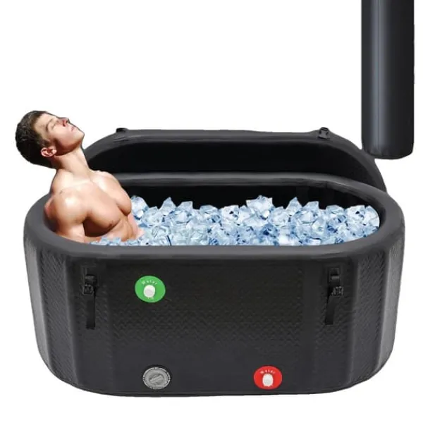 Clearance Icbadkar, Stor Kapacitet, Lätt Att Montera,svart Spa & Utomhusbad