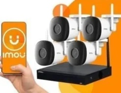 Imou Wireless Security System - Video-intercomsystem - 4 kameror