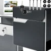 Discount Industriell brevlåda för brev, tvåfärgad, grå, rostskyddad, A4 Postlådor & Brevlådor