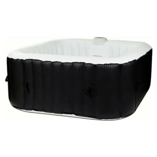 Best Inflatable Spa Sunspa Fyrkantig Svart 4 personer (155 x 155 x 65 cm) Spa & Utomhusbad