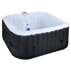 Best Inflatable Spa Sunspa Fyrkantig Svart 4 personer (155 x 155 x 65 cm) Spa & Utomhusbad